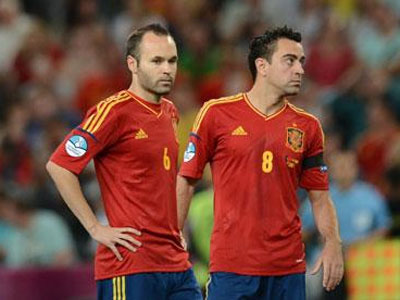 Xavi e Iniesta