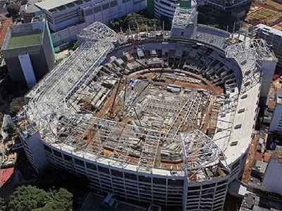 Allianz Parque em construção