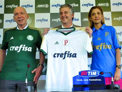 Palmeiras e Crefisa anunciam contrato de patrocínio