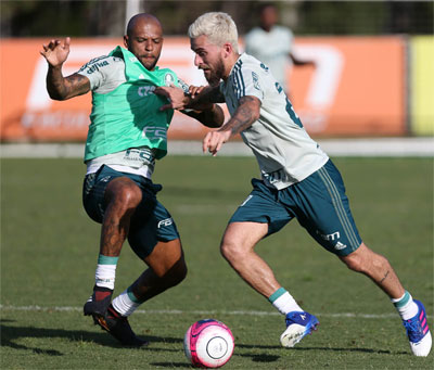 Lucas Lima e Felipe Melo