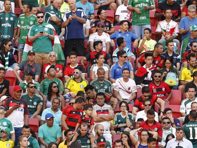 Flamengo x Palmeiras, em Brasília