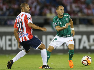 Guerra enfrenta o Junior, em Barranquilla