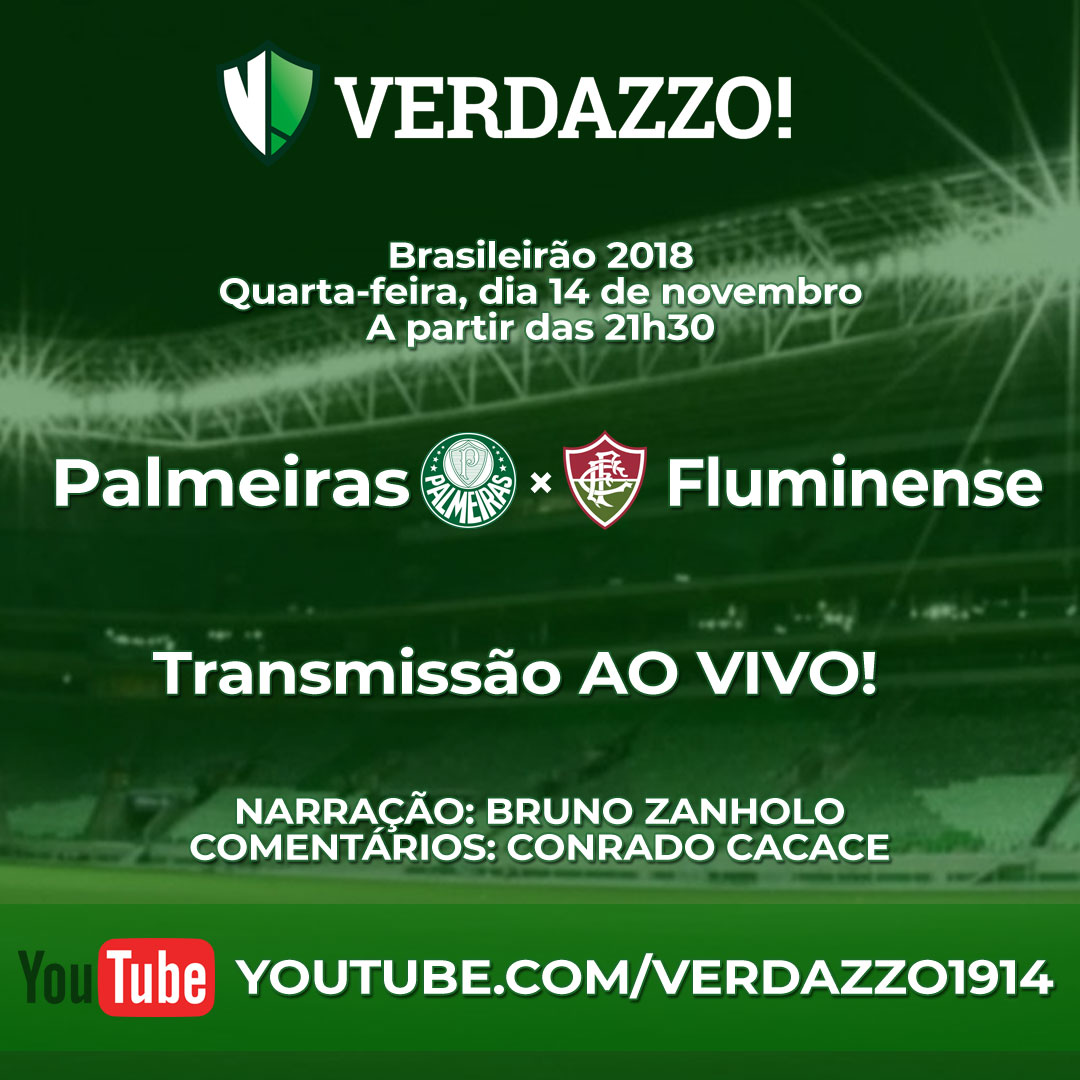 Palmeiras x Fluminense - ao vivo!