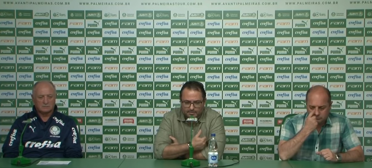 Coletiva Felipão, Mattos e Cícero