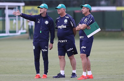 Paulo Turra, Felipão e Carlos Pracidelli