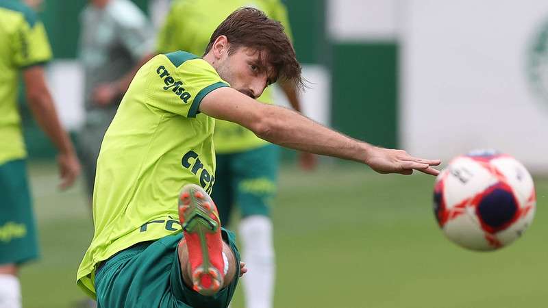 Viña no treino desta manhã