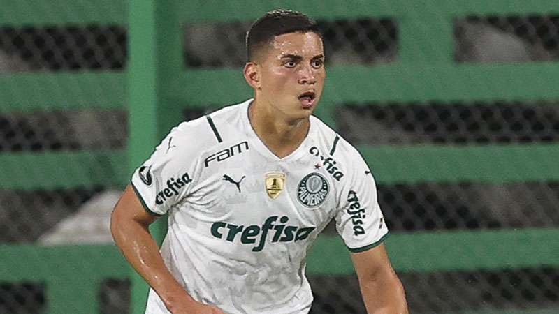 Renan, do PAlmeiras, em partida contra o Defensa Y Justicia