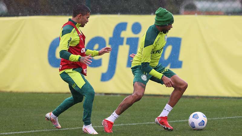 Treino do Palmeiras na Academia de Futebol