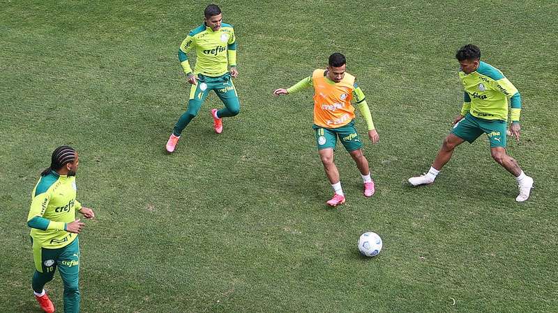 Treino do Palmeiras na Academia de Futebol