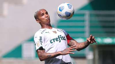 Deyverson durante jogo-treino do Palmeiras no Allianz Parque