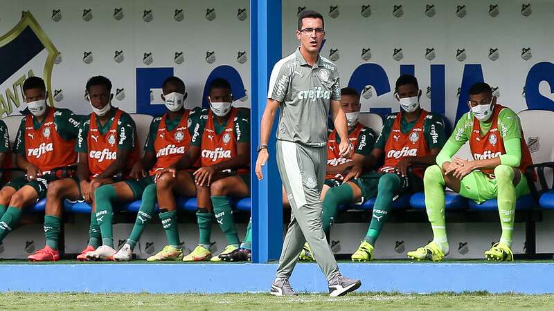 Paulo Victor na partida entre Palmeiras e ASSU-RN, válida pela primeira rodada da Copa São Paulo de Futebol Júnior, no estádio Distrital do Inamar, em Diadema-SP.