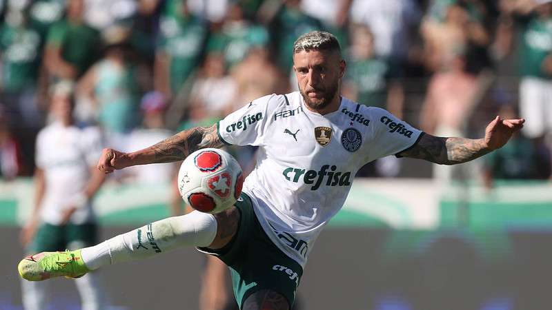 Zé Rafael do Palmeiras em jogo contra o Novorizontino, durante partida válida pela fase de grupos, do Paulistão 2022, no Estádio Dr. Jorge Ismael de Biase.