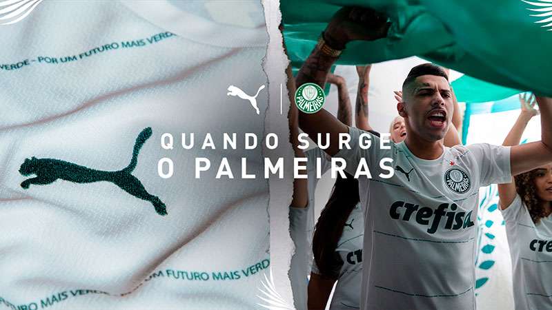 Palmeiras e Puma divulgam uniforme 2 para 2022; confira.