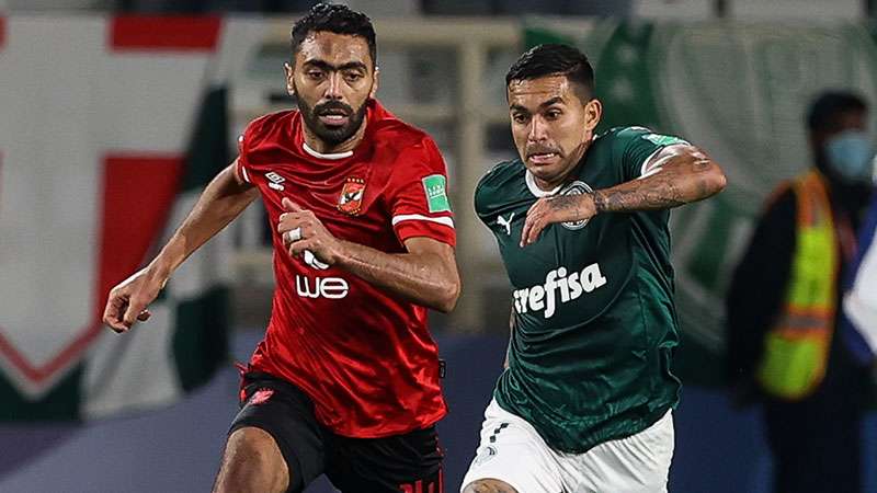 Dudu comenta parceria com Raphael Veiga nos dois gols do Palmeiras contra o Al Ahly.