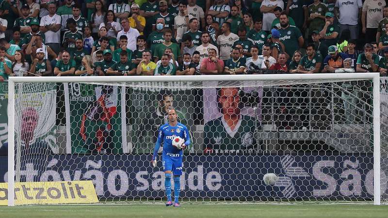 Marcelo Lomba em jogo do Palmeiras contra o Ituano, durante partida válida pelas quartas de final do Paulistão 2022, no Allianz Parque.