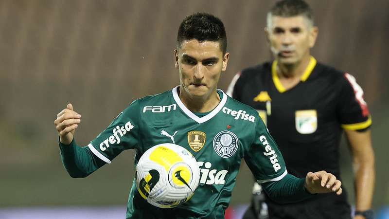 Atuesta em jogo do Palmeiras contra o Juazeirense, durante partida válida pela fase um dezesseis avos da Copa do Brasil 2022, na Arena Barueri.