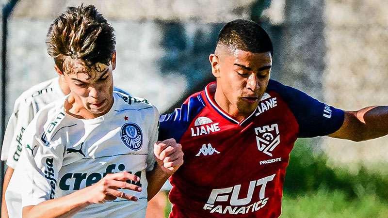 Sub-17 do Palmeiras vence Grêmio Prudente fora de casa; Sub-15 empata.