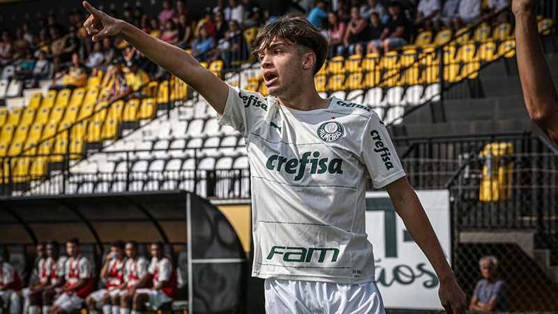 Paulista Sub-15: Palmeiras vence Novorizontino fora de casa no jogo de ida das quartas-de-final.