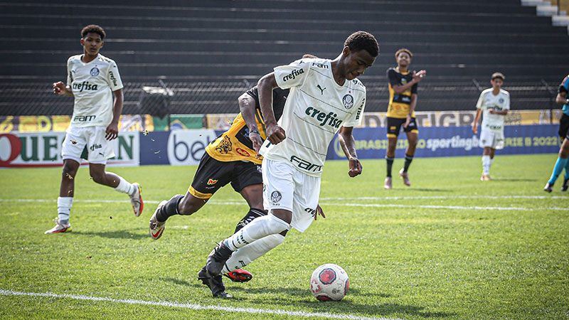 Paulista Sub-15: Palmeiras vence Novorizontino fora de casa no jogo de ida das quartas-de-final.