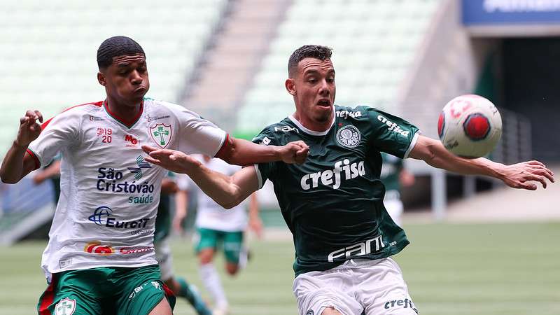 Palmeiras e Portuguesa na segunda partida válida pelas quartas de final do Paulista Sub-20, no Allianz Parque, em São Paulo-SP.