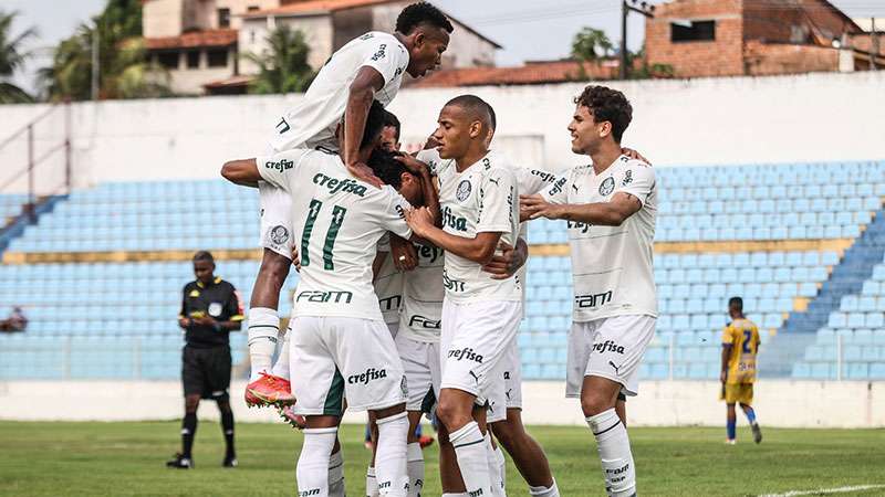 Fora de casa, Palmeiras vence IAPE e se classifica à semifinal da Copa do Brasil Sub-20.