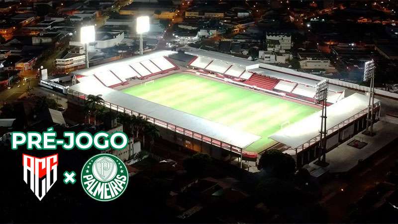 Pré-jogo Atlético-GO x Palmeiras