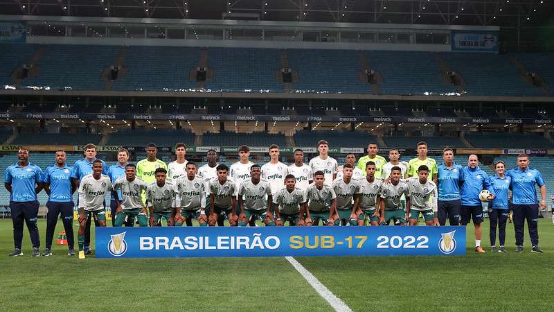 Palmeiras vence e conquista o título sobre o Grêmio, após partida válida pela final do Campeonato Brasileiro Sub-17, na Arena do Grêmio, em Porto Alegre-RS.