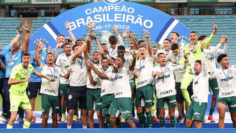 Luis Guilherme decide, Palmeiras vence o Grêmio e conquista o título do  Campeonato Brasileiro Sub-17