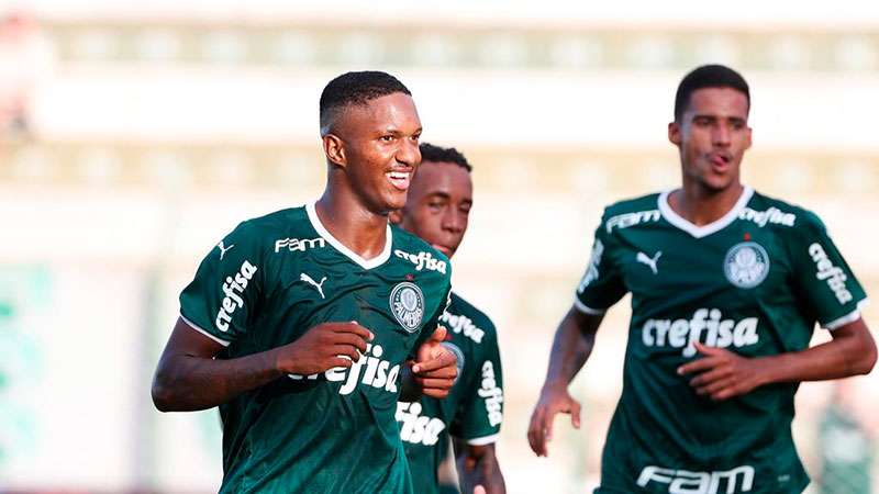 Palmeiras goleia Sampaio Corrêa e avança para a 3ª fase da Copinha.