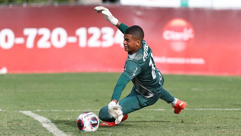 Aranha durante treinamento do Palmeiras na Academia de Futebol, em São Paulo-SP.