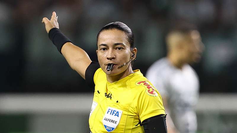 Edina Alves Batista em jogo do Palmeiras contra a Internacional de Limeira, durante partida válida pela sétima rodada do Paulistão 2023, no Allianz Parque.