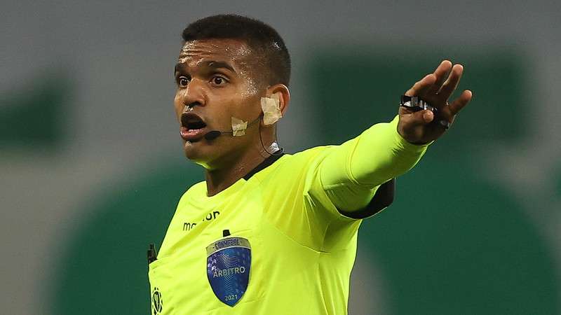 Alexis Herrera em jogo do Palmeiras contra a Universidad Católica-CHI, durante segunda partida válida pelas oitavas de final da Conmebol Libertadores 2021, no Allianz Parque.