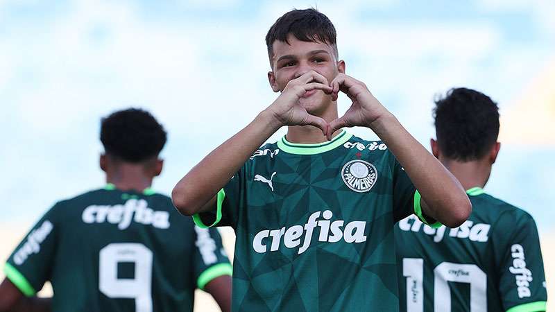 Palmeiras goleia Azuriz e se classifica às quartas da Copa do Brasil Sub-17.
