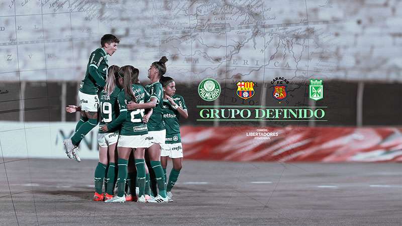 Libertadores Feminina: confira adversários do Palmeiras na fase de grupos.