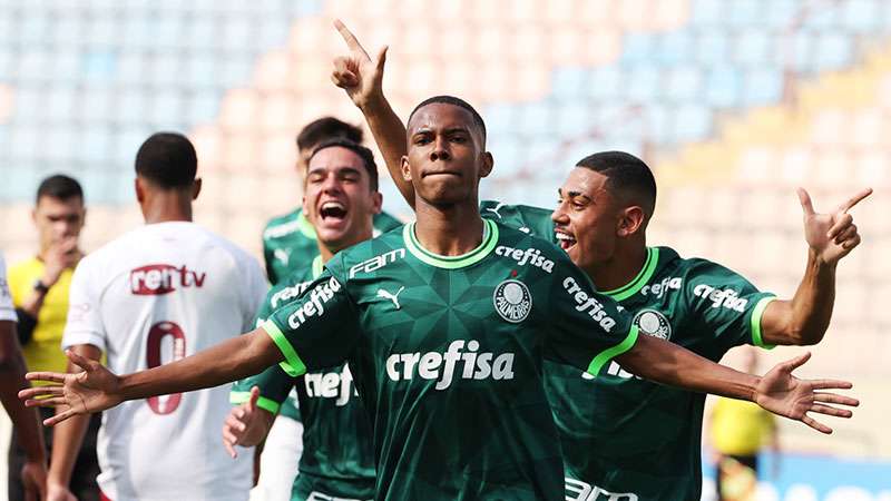 Estêvão decide, Palmeiras vira sobre o Fluminense e se classifica à semifinal do Brasileiro Sub-17.