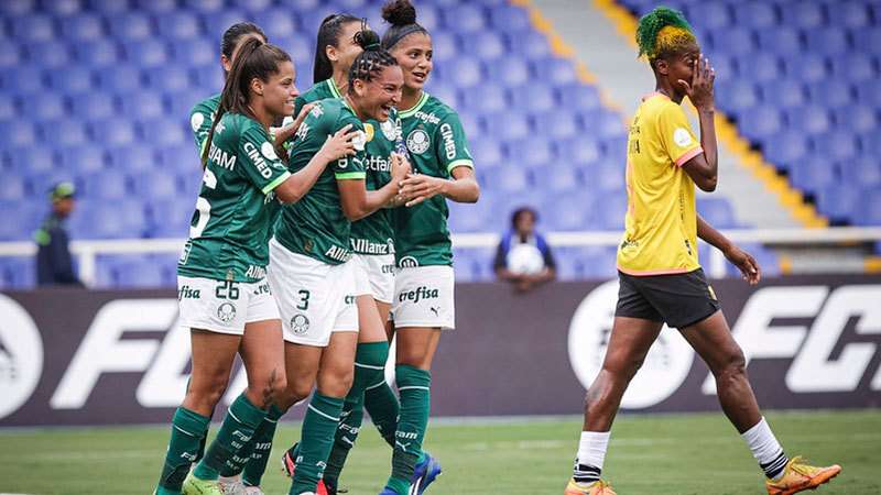 Palmeiras estreia com goleada na Libertadores Feminina.