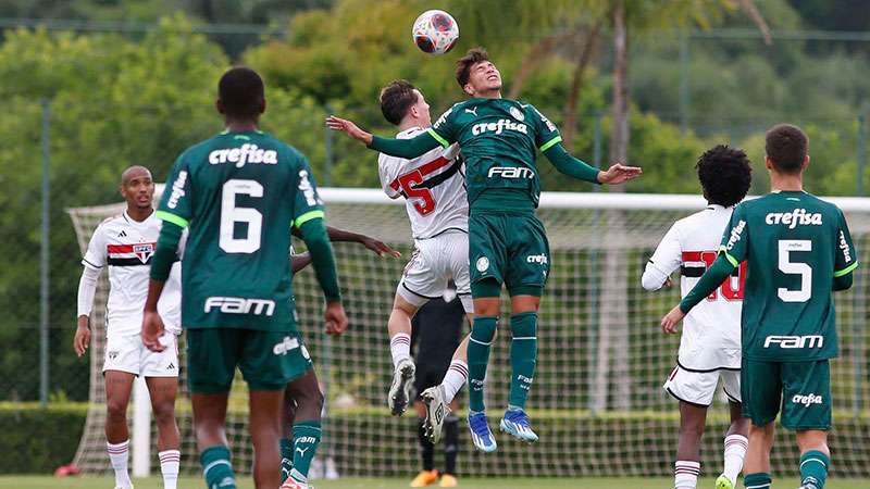 Palmeiras empata com SPFC na ida da semi do Paulista Sub-17.