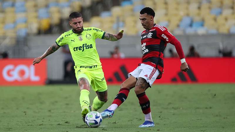 Flamengo x Palmeiras ao vivo 08/11/2023 - Brasileirão Série A