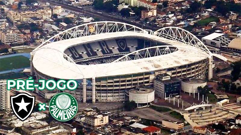 Pré-jogo Botafogo x Palmeiras - Campeonato Brasileiro 2023