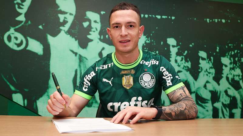 Aníbal Moreno é anunciado como reforço do Palmeiras; jogador chega em janeiro de 2024.