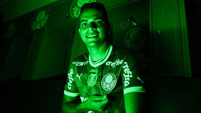 Bruno Rodrigues é o mais novo reforço do Palmeiras.