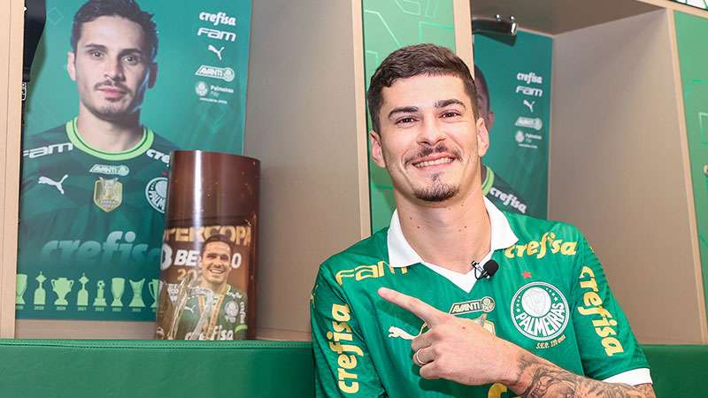 Fã de Veiga e 5 anos de contrato: Rômulo é oficializado como reforço do Palmeiras.