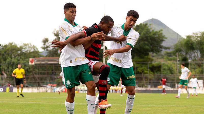 Sub-20: De virada, Palmeiras vence o Flamengo e mantém o 100% no Campeonato Brasileiro; veja os gols.