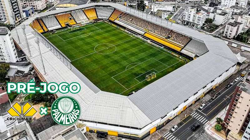 Pré-jogo Criciúma x Palmeiras