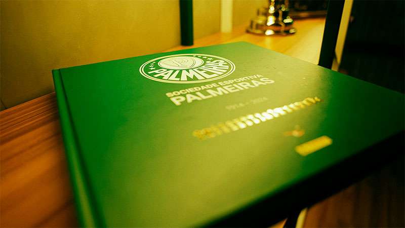 Palmeiras anuncia lançamento de livro em comemoração aos 110 anos.