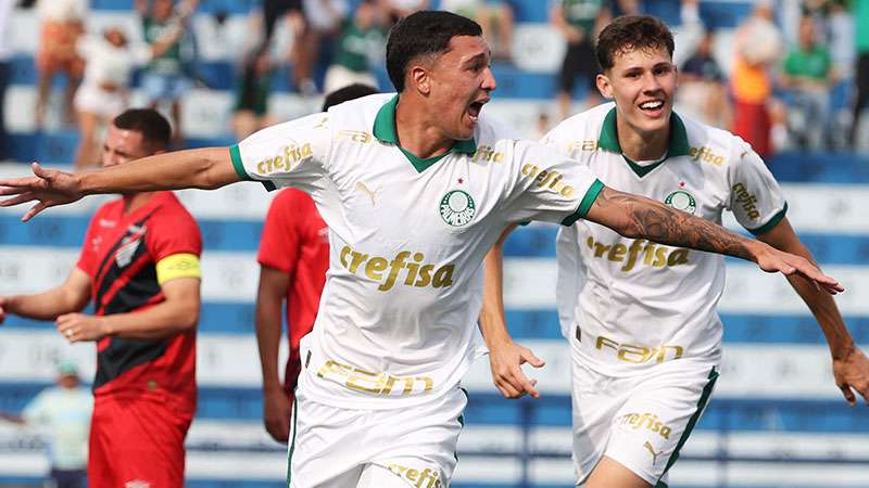 Palmeiras vence Athletico-PR, vai à final e conquista feito histórico no Brasileiro Sub-20.