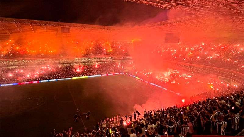 Recebimento da torcida do Atlético para enfrentar o River Plate