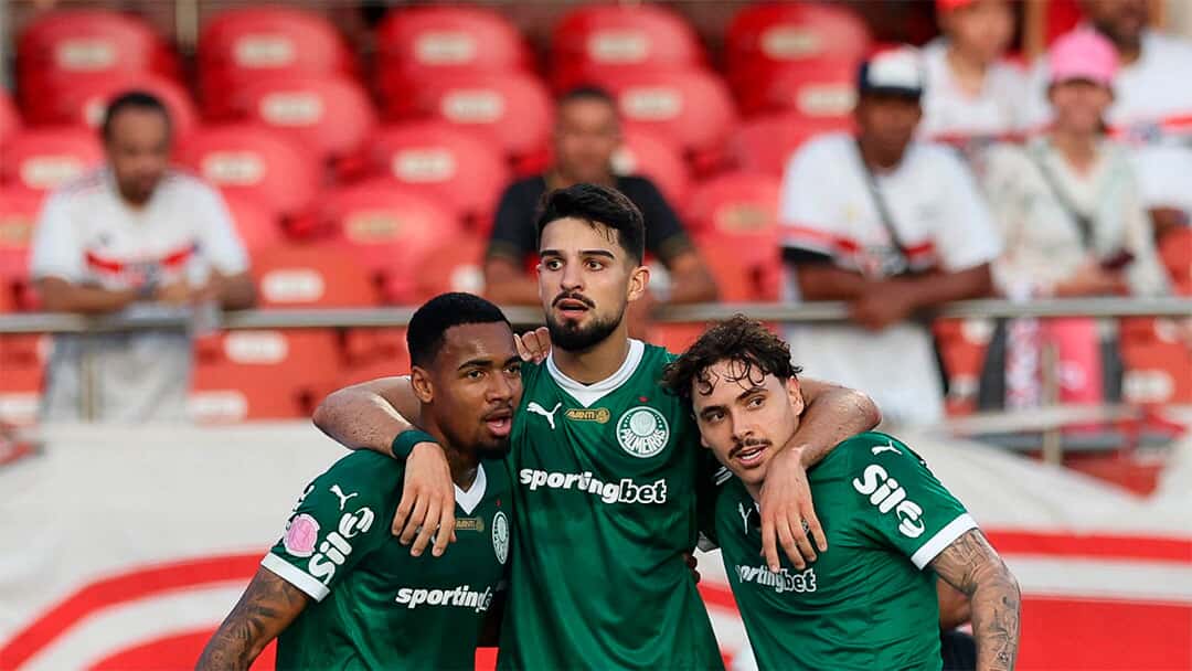 Palmeiras é o time com mais viradas em 2025 no Brasil