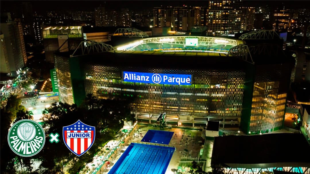 Pré-jogo Palmeiras x Junior de Barranquilla