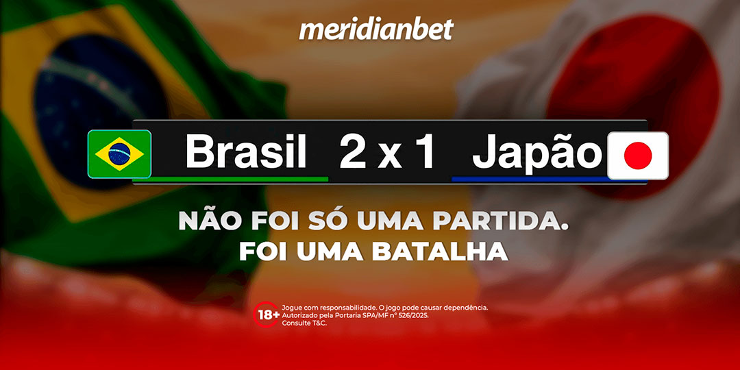 Brasil 2 x 1 Japão Brasil 2 x 1 Japão